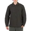Rains Quilted Giron Liner Nylon Overshirt In Brown