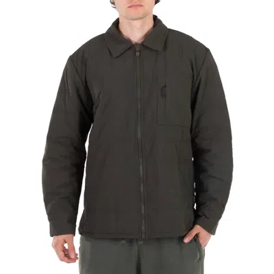 Rains Quilted Giron Liner Nylon Overshirt In Brown