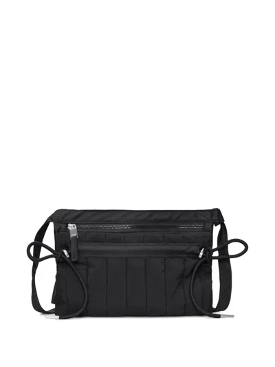 Rains Quilted Shoulder Bag In Black