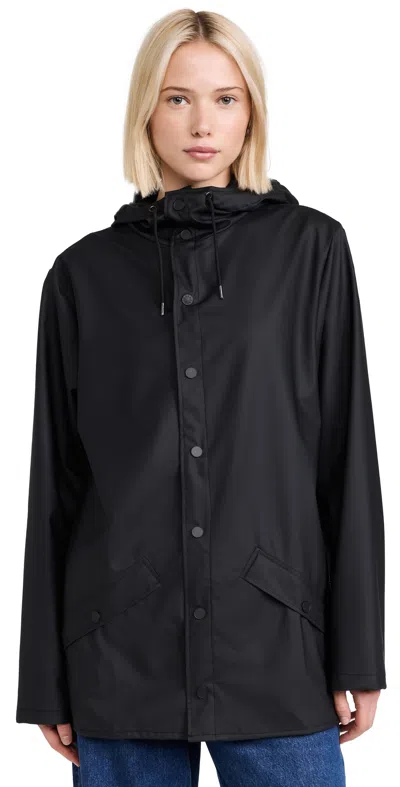 RAINS RAIN JACKET BLACK