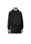 Rains Raincoat Short Woman  String W Jacket Black Grain In Black