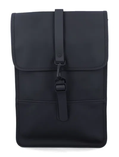 Rains Mini Waterproof Backpack With Buckle Closure In Blue
