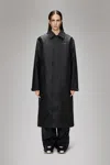 Rains X Umbro Manager Coat In Black