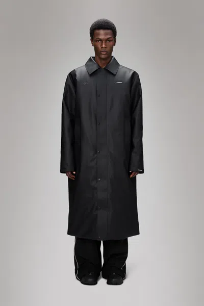 Rains X Umbro Manager Coat In Black