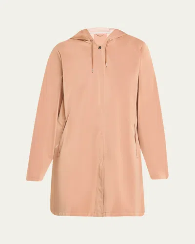 Rains Reflective A-line Rain Jacket In Pink