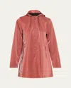Rains Reflective A-line Rain Jacket In Pink