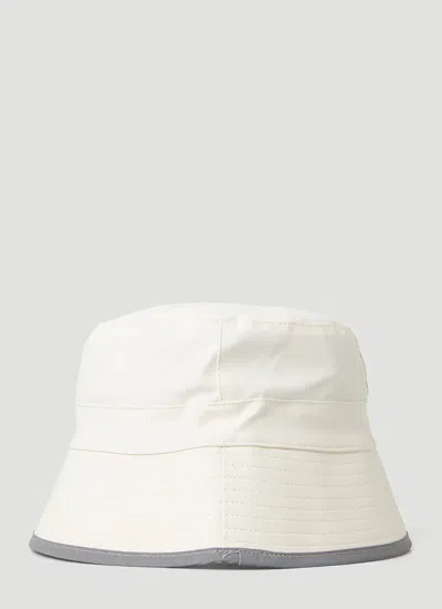 Rains Reflective Bucket Hat In White
