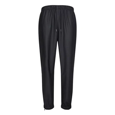 Rains Relaxed Fit Waterproof Pants In Black