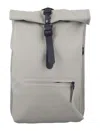 Rains Men's Rolltop Backpack In Drift