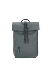 Rains Roll-top Backpack In Gray
