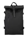 Rains Rolltop 23l Waterproof Backpack In Black