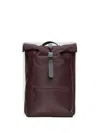 Rains Rolltop Backpack In Red
