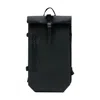 Rains Rolltop Large W3 Backpack In Black