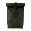 Rains Rolltop Rucksack Backpack In Green
