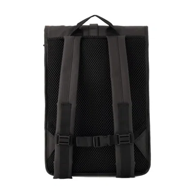 Rains Roll-top Rucksack Backpack In Black