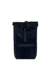 Rains Rolltop Rucksack Backpack In Blue