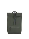 Rains Rolltop Rucksack Backpack In Green