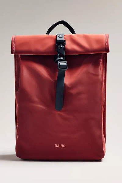 Rains Rolltop Rucksack Backpack In Purple