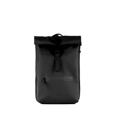 Rains Rolltop Rucksack Black