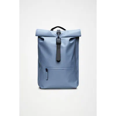 Rains Rolltop Rucksack In Blue Dusk 172