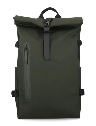 Rains Rolltop Rucksack L In Green