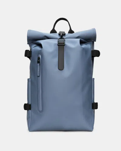 Rains Rolltop Rucksack Large In Blue