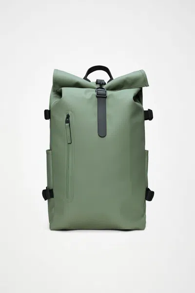 Rains Rolltop Rucksack Large In Green