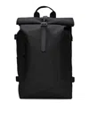 Rains Rolltop 23l Waterproof Backpack In Negro