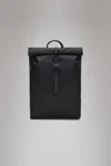 Rains Rolltop Rucksack Mini In Black