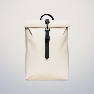 Rains Rolltop Rucksack Mini In White