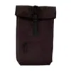 Rains Rolltop Rucksack W3 Backpack In Burgundy