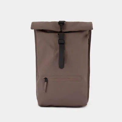 Rains Rolltop Rucksack W3 In Brown