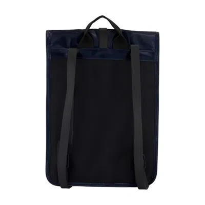 Rains Roll-top Synthetic Backpack In Blue
