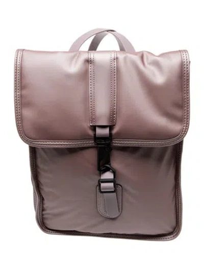 Pre-owned Rains Rubber Backpack W/ Tags In Gray