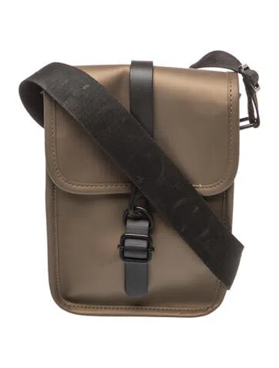 Pre-owned Rains Rubber Crossbody Bag In Grey