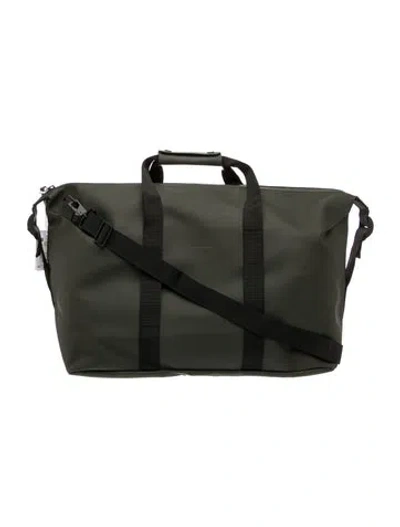 Pre-owned Rains Rubber Messenger Bag W/ Tags In Green