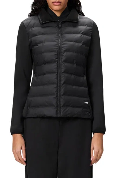Rains Safi Hybrid Curve Jacket In Black