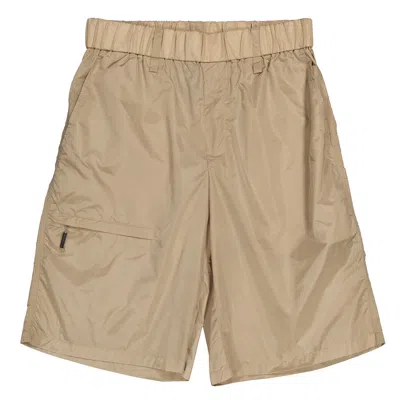 Rains Sand Shorts Regular High-shine Shorts In Brown