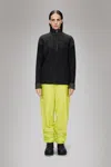 Rains Sapa Half Zip Knit In Black