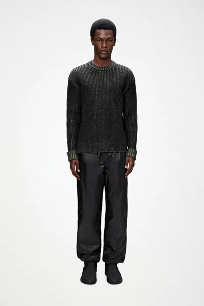 Rains Sapa Knit Crew Neck In Green