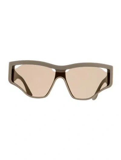 Pre-owned Rains Shield Tinted Sunglasses In Neutrals