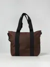 Rains Mini Waterproof Tote Bag In Brown