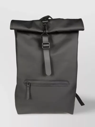Rains Shoulder Straps Top Handle Front Zip Pocket In Brown