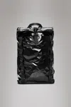 Rains Sibu Rolltop Rucksack In Black