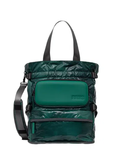 Rains Sibu Shield Quilted-ripstop Tote Bag In Green