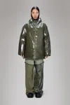 Rains Sibu Vision Puffer Jacket In Green