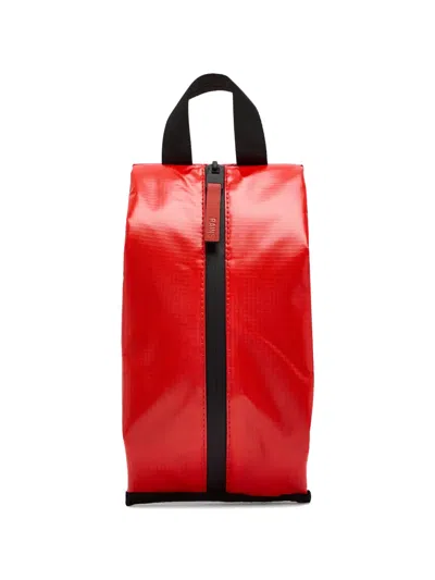 Rains Sibu Zip Wash Bag In Red