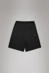 Rains Sintra Fleece Bermuda Shorts In Black