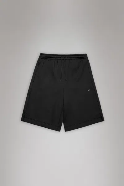 Rains Sintra Fleece Bermuda Shorts In Black