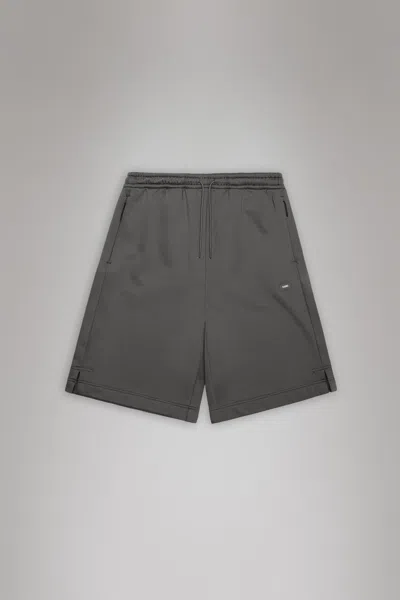 Rains Sintra Fleece Bermuda Shorts In Grey